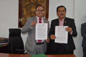 En un esfuerzo conjunto por fortalecer el desarrollo sostenible y el bienestar de la ciudadanía, el Gobierno Autónomo Descentralizado de San Miguel de Bolívar y la Universidad Estatal de Bolívar firmaron hoy un importante Convenio Interinstitucional.