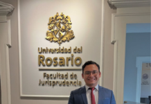 El asambleísta electo por Chimborazo, Keevin Gallardo, intervino en el campo académico internacional, siendo ponente principal en el VII Congreso de Derecho Internacional, en Bogotá, Colombia, el 24 y 25 de abril.