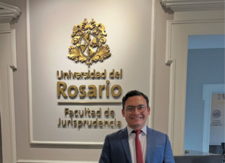 El asambleísta electo por Chimborazo, Keevin Gallardo, intervino en el campo académico internacional, siendo ponente principal en el VII Congreso de Derecho Internacional, en Bogotá, Colombia, el 24 y 25 de abril.