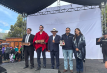 En un evento multitudinario realizado este 3 de abril, en la explanada de la laguna de Colta, al que asistieron más de 4.000 ciudadanos, el ministro de Transporte y Obras Públicas