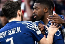 Con un tempranero tanto de Dembelé, Paris Saint Germian dio un paso clave este martes en las semifinales de la Champions League, al vencer 1 a 0 a Arsenal en Inglaterra, en el cotejo de ida.