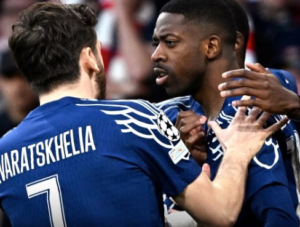 Con un tempranero tanto de Dembelé, Paris Saint Germian dio un paso clave este martes en las semifinales de la Champions League, al vencer 1 a 0 a Arsenal en Inglaterra, en el cotejo de ida.