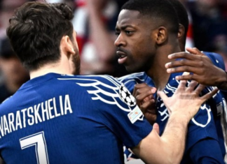 Con un tempranero tanto de Dembelé, Paris Saint Germian dio un paso clave este martes en las semifinales de la Champions League, al vencer 1 a 0 a Arsenal en Inglaterra, en el cotejo de ida.