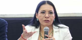 ELECCIONES. La presidenta del CNE, Diana Atamaint, dio una rueda de prensa este viernes 4 de abril de 2025 para informar cómo se realizará la divulgación de resultados luego de la segunda vuelta electoral. Además, habló sobre el conteo rápido de votos una vez concluida la jornada electoral.