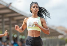La velocista ecuatoriana sumó su segunda medalla de plata en el Campeonato Sudamericano de Atletismo, que se disputa en Mar del Plata, Argentina, en la prueba de los 200 metros planos, consolidándose como una de las referentes del atletismo sudamericano.