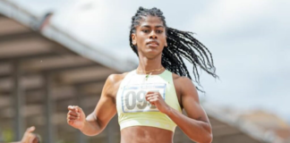 La velocista ecuatoriana sumó su segunda medalla de plata en el Campeonato Sudamericano de Atletismo, que se disputa en Mar del Plata, Argentina, en la prueba de los 200 metros planos, consolidándose como una de las referentes del atletismo sudamericano.