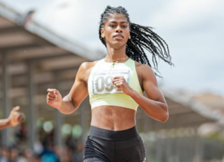 La velocista ecuatoriana sumó su segunda medalla de plata en el Campeonato Sudamericano de Atletismo, que se disputa en Mar del Plata, Argentina, en la prueba de los 200 metros planos, consolidándose como una de las referentes del atletismo sudamericano.