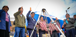El pasado 2 de abril de 2025, en el cantón Colta se llevó acabo la colocación la primera piedra para la rehabilitación del sistema de riego Chanta Sindican en la comunidad Gatazo Elena.