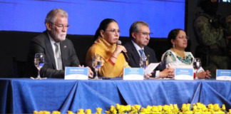 La presidenta del Consejo Nacional Electoral (CNE), Diana Atamaint, destacó este 13 de abril del 2025, una participación ciudadana del 83,76% en las elecciones, cifra que supera la registrada en la primera vuelta.