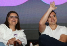El Consejo Nacional Electoral (CNE) proclamó este sábado 10 de mayo de 2025 los resultados oficiales de la segunda vuelta presidencial, en la que el binomio Daniel Noboa -María José Pinto se impuso con el 55,63 % de los votos frente al 44,37 % obtenidos por Luisa González, candidata de Revolución Ciudadana.