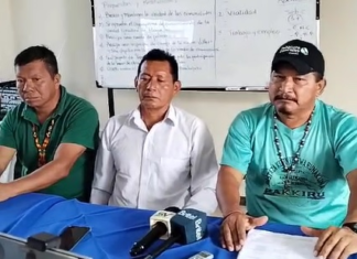 En una rueda de prensa realizada esta semana, los dirigentes de las 21 comunidades de Santa Cecilia de Villano, en la parroquia Curaray, expresaron su profundo malestar ante el abandono del Estado y exigieron atención inmediata a sus principales necesidades.