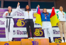 La provincia de Chimborazo celebra un nuevo logro deportivo: Carmen Colcha, destacada taekwondista del cantón Guano, se alzó con la medalla de plata en el XI Campeonato Nacional de Taekwondo Juvenil U22, que se llevó a cabo en la ciudad de Loja del 1 al 3 de mayo de 2025.