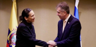 En el marco de la gira internacional del Gobierno Nacional, la ministra de Energía y Minas, Inés Manzano, firmó un memorando de entendimiento con su homólogo de Israel, Eli Cohen.