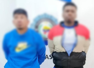 Dos presuntos integrantes del Grupo Armado Organizado (GAO) “Los Lobos” fueron capturados el 30 de abril en Cotopaxi, en un operativo liderado por la Fuerza Investigativa Anticriminal (FIAC) de la Policía Nacional.