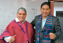 El prefecto de Chimborazo, Hermel Tayupanda, mantuvo una importante reunión con Luis Alfonso Chango, presidente del Mushuc Runa Sporting Club, este 9 de mayo, con el objetivo de promover un ambicioso proyecto de modernización del Estadio Olímpico de Riobamba.