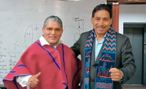El prefecto de Chimborazo, Hermel Tayupanda, mantuvo una importante reunión con Luis Alfonso Chango, presidente del Mushuc Runa Sporting Club, este 9 de mayo, con el objetivo de promover un ambicioso proyecto de modernización del Estadio Olímpico de Riobamba.