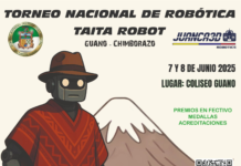 El cantón Guano, en la provincia de Chimborazo, se alista para convertirse en el epicentro de la innovación tecnológica con la realización del Torneo Nacional de Robótica “Taita Robot”, que se llevará a cabo el sábado 7 y domingo 8 de junio en el Coliseo Municipal.