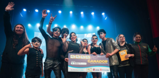 La ciudad de Riobamba vivió una jornada llena de música, talento juvenil y celebración cultural con la final del concurso “Rio-Estudiantinas 2025” y la presentación estelar de la banda ecuatoriana Lolabúm.