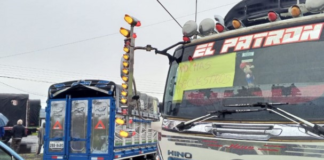 La mañana de este lunes 19 de mayo de 2025, decenas de camiones bloquearon la vía Panamericana, también conocida como E35, Troncal de la Sierra, en la provincia de Carchi, para solicitar a las autoridades mayor seguridad en las carreteras, que han vuelto a estar bajo control de la Policía en varios tramos.