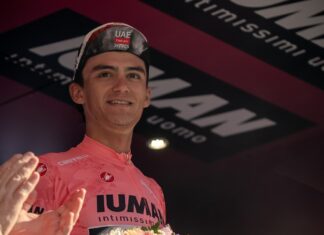 Dia histórico para el ciclismo mexicano, un joven promesa con apenas 21 años se viste de rosa Isaac del Toro concluida la etapa 9.
