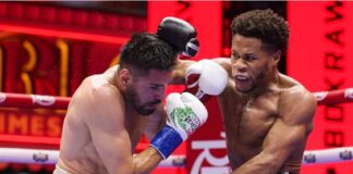 El anunciado fin de semana de súper boxeo tuvo su primer acto y Times Square se vistió de gala para recibir a los fanáticos y a las estrellas del cuadrilátero en el evento Fatal Fury, City of Wolves.