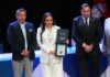 En un acto solemne realizado la mañana de este lunes 16 de junio de 2025, en el emblemático Teatro León de Riobamba, se llevó a cabo la presentación pública de la nueva Gobernadora de Chimborazo, María José del Pozo Larrea. El evento contó con la presencia de autoridades civiles y militares, representantes institucionales, líderes locales y ciudadanía en general.
