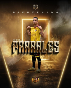 Apenas se abrió oficialmente el libro de transferencias en la LigaPro, el Ídolo del Astillero confirmó lo que era un secreto a voces en las últimas horas, Miguel Parrales es su nuevo delantero.