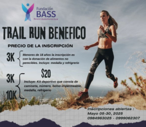 El cantón Guano será escenario de una jornada deportiva con sentido social. Este domingo 29 de junio de 2025, desde las 07h00 hasta las 14h00, se desarrollará una nueva edición del Trail Running “Corre por una causa”, una carrera que combina el deporte, la naturaleza y la solidaridad.