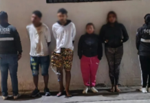 En Riobamba capturan a 4 presuntos integrantes de “Los Lobos”