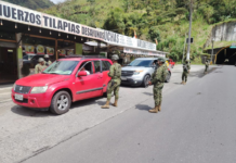 En el marco de las acciones destinadas a fortalecer la seguridad ciudadana, soldados del Ejército ecuatoriano realizaron patrullajes y operativos militares de control en los cantones: Baños de Agua Santa y Quero, en Tungurahua.
