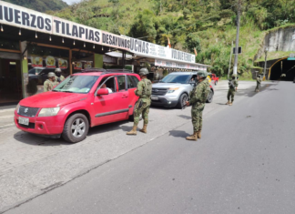 En el marco de las acciones destinadas a fortalecer la seguridad ciudadana, soldados del Ejército ecuatoriano realizaron patrullajes y operativos militares de control en los cantones: Baños de Agua Santa y Quero, en Tungurahua.