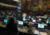 Con 138 votos a favor, el Pleno de la Asamblea Nacional se allanó este miércoles a la objeción parcial presentada por el presidente de la República respecto al proyecto de reformas a la Ley Orgánica de Telecomunicaciones. La normativa ahora será remitida al Registro Oficial para su publicación, de acuerdo con lo establecido en el artículo 64 de la Ley Orgánica de la Función Legislativa.