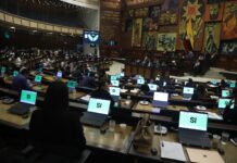Con 138 votos a favor, el Pleno de la Asamblea Nacional se allanó este miércoles a la objeción parcial presentada por el presidente de la República respecto al proyecto de reformas a la Ley Orgánica de Telecomunicaciones. La normativa ahora será remitida al Registro Oficial para su publicación, de acuerdo con lo establecido en el artículo 64 de la Ley Orgánica de la Función Legislativa.
