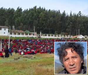Raúl Vayas, dirigente nacional de la Confederación de las Juntas del Campesinado del Ecuador, no sospechó que su decisión de acudir a Guamote, el pasado 5 de julio, lo pondría al borde de la muerte.