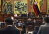 El presidente de la Asamblea Nacional, Niels Olsen, anunció este 15 de julio que se desvinculó laboralmente a un segundo familiar del legislador correísta Santiago Díaz Asque, denunciado por presuntamente haber violado a una niña.