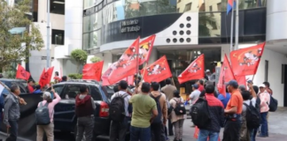La ministra de Trabajo, Ivonne Núñez, firmó el 25 de julio de 2025 el Acuerdo Ministerial MDT-2025-082 con el que se expidió el Reglamento de Organizaciones Laborales para el Ejercicio del Derecho de Libertad y Autonomía Sindical.