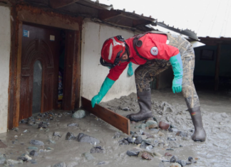 El desbordamiento del río Blanco provocó la mañana del 3 de julio, una inundación en la parroquia Quimiag, cantón Riobamba. El evento dejó como saldo una vivienda gravemente afectada, la pérdida de animales de granja y la destrucción de unidades productivas locales.