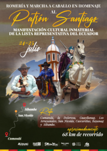 Los próximos 24 y 25 de julio se vivirá una experiencia inolvidable en los Andes ecuatorianos: la cabalgata “Camino a Santiago – Ruta del Contrabandista”, un evento que combina la devoción religiosa, la memoria histórica y la conexión profunda con las raíces culturales de la región.