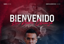 Centro Deportivo Olmedo confirmó este 15 de julio, el regreso de Luis Andrés Chicaiza, uno de los futbolistas más talentosos que vistió la camiseta del “Ciclón” en la última década.