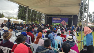 La Dirección Distrital de Chimborazo del Ministerio de Agricultura y Ganadería (MAG), dio a conocer el 9 de julio, sus servicios institucionales, a productores de la provincia, a través de un encuentro que reunió a numerosos agricultores, presidentes de gobiernos parroquiales y actores del sector agropecuario, con el objetivo fortalecer la agricultura familiar campesina y el desarrollo rural en la provincia.