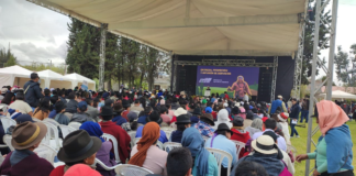 La Dirección Distrital de Chimborazo del Ministerio de Agricultura y Ganadería (MAG), dio a conocer el 9 de julio, sus servicios institucionales, a productores de la provincia, a través de un encuentro que reunió a numerosos agricultores, presidentes de gobiernos parroquiales y actores del sector agropecuario, con el objetivo fortalecer la agricultura familiar campesina y el desarrollo rural en la provincia.