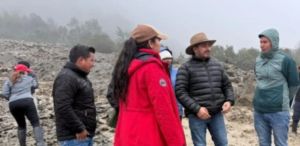 BanEcuador realizó este 12 de julio de 2025, un levantamiento de información en la parroquia Oyacachi, cantón El Chaco (Napo), en donde se registraron importantes pérdidas en el sector agroproductivo por las fuertes lluvias.