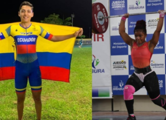 Pedro Benalcázar y Jessica Palacios llevarán la bandera del Ecuador en los Panamericanos