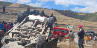 Lo que parecía una mañana cualquiera en la parroquia Tixán, del cantón Alausí, se convirtió rápidamente en un episodio de emergencia que movilizó a varias instituciones de la provincia de Chimborazo.