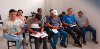 En la sala de sesiones del Gobierno Autónomo Descentralizado (GAD) cantonal de Cumandá, se desarrolló un taller especializado en manejo y producción de tilapia, dirigido a los presidentes de 12 recintos de la localidad.