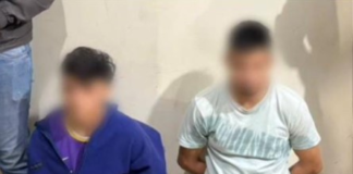 Dos aprehendidos en Caluma por tenencia ilegal de armas y tráfico de drogas