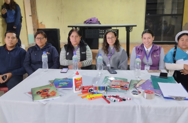 El miércoles 27 de agosto se desarrolló en la parroquia San Isidro de Patulú un acto emblemático dentro del proyecto ETI (Erradicación del Trabajo Infantil), ejecutado bajo convenio entre el Ministerio de Inclusión Económica y Social (MIES) y el Gobierno Autónomo Descentralizado Municipal de Guano.