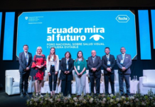 Roche Ecuador, en alianza con la Embajada Suiza en Ecuador, llevó a cabo el I Foro Nacional sobre salud visual y ceguera evitable: Ecuador mira al futuro. Con el objetivo de profundizar en los desafíos que enfrenta el país en el área oftalmológica e impulsar acciones para la prevención de enfermedades visuales, el encuentro convocó a profesionales de la salud, instituciones públicas y privadas, así como comunidad académica.