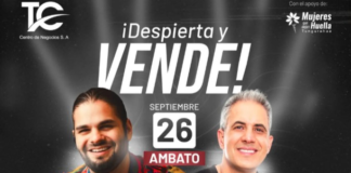 La ciudad de Ambato se prepara para recibir este viernes 26 de septiembre a dos referentes internacionales del emprendimiento y la neuroventa: Jurgen Klaric y Farid Dieck. Ambos serán los protagonistas del evento “Despierta y Vende”, que se desarrollará en el Centro de Exposiciones Ambato (EXPROA) y promete inspirar, educar y potenciar el espíritu emprendedor de los asistentes.