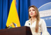 Durante una conferencia de prensa desde el Palacio de Carondelet, la vocera presidencial Carolina Jaramillo Garcés destacó los avances conseguidos por el presidente Daniel Noboa en su reciente gira oficial por Brasil, Uruguay y Argentina.